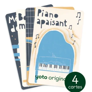 4 Cartes Audio Musique Pour S'Endormir