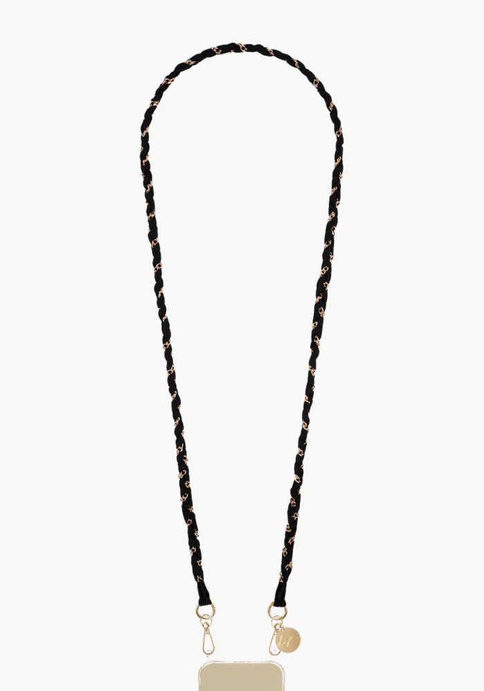 Bijou De Téléphone Doha Noir Doré