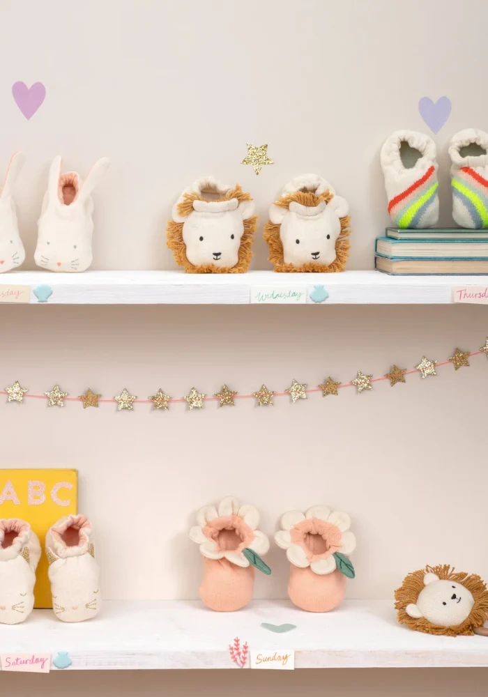 Chaussons Bébé Arc-en-Ciel 0/6 Mois – Image 4