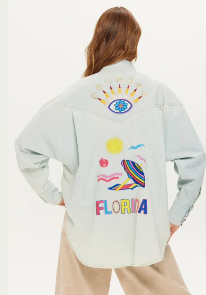 Chemise Adelyn Bleu – Image 4