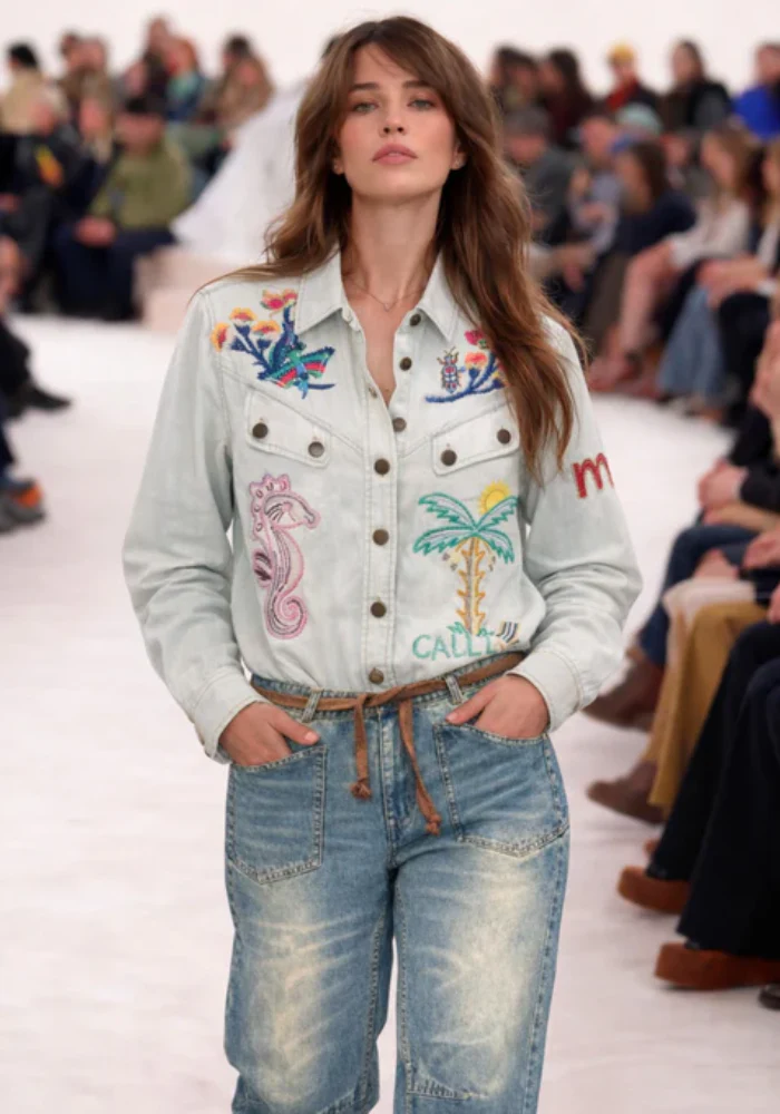 Chemise Adelyn Bleu – Image 3