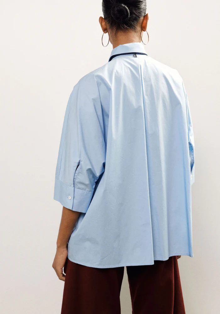 Chemise Ample Bleu – Image 3