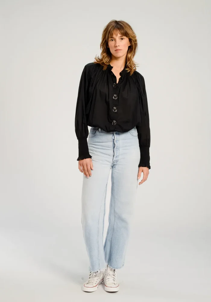 Chemisier Santiago Noir – Image 3