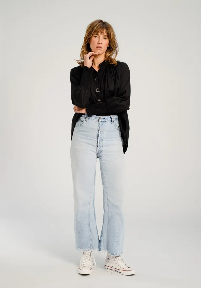 Chemisier Santiago Noir – Image 2