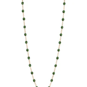 Sautoir Classique Gigi Or Rose Et Résines Scarabée 60cm