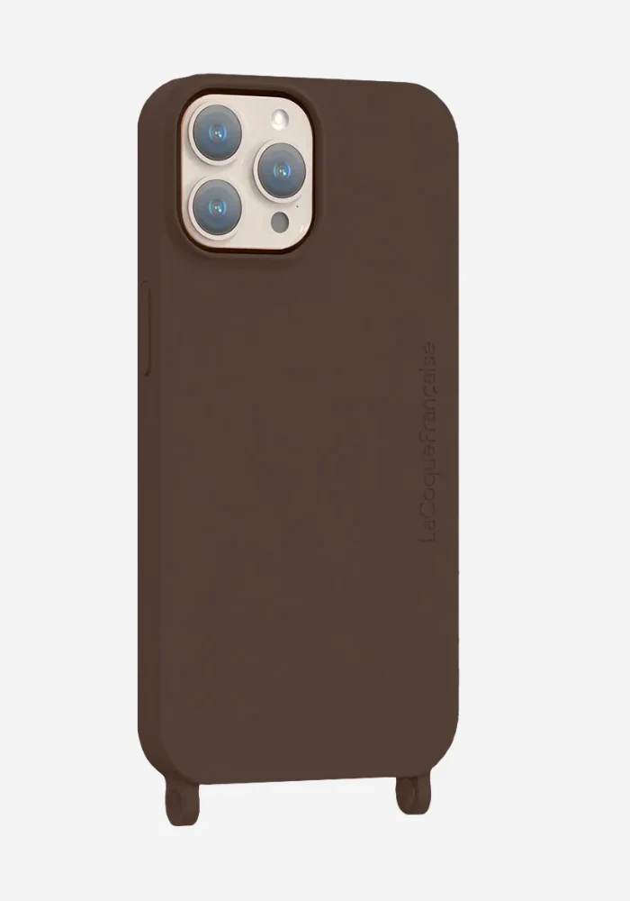 Coque Iphone Soft Touch Marron – Image 2