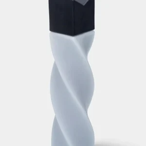 Bougie Spins Crown Torsadée Noir