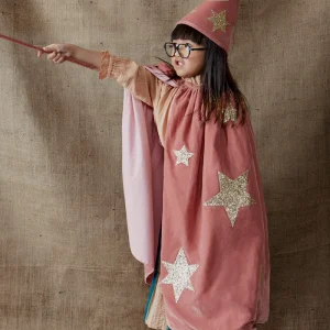Déguisement D’Ensorceleur En Velours Rose 3/6 Ans