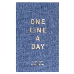 Carnet Une Ligne Par Jour Denim