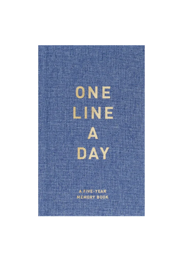 Carnet Une Ligne Par Jour Denim