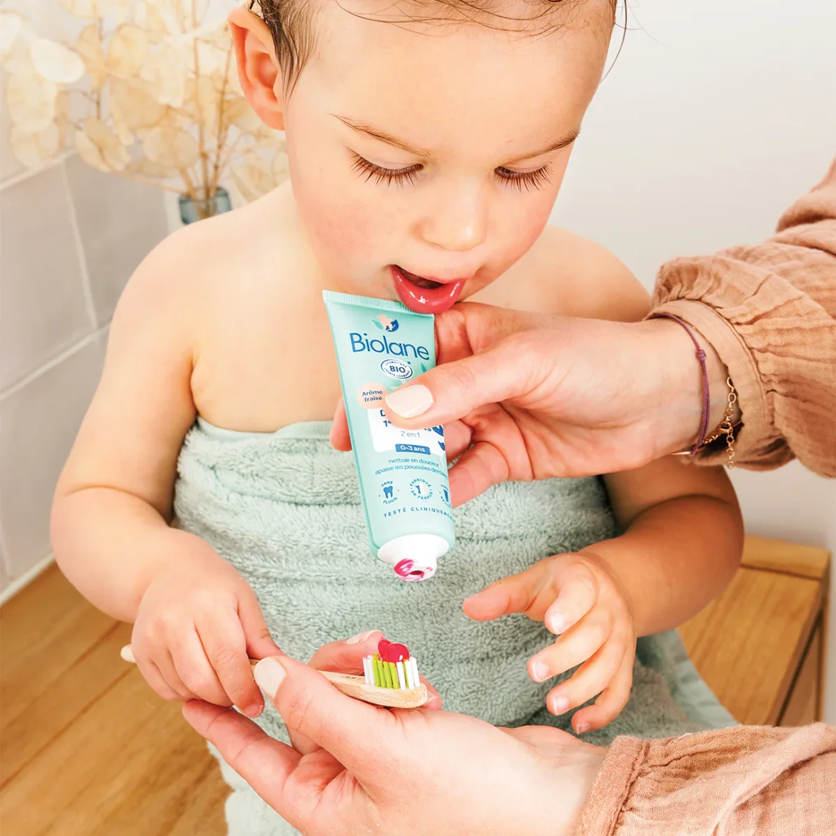 Dentifrice 1ères dents 2 en 1 certifié biologique – Image 3