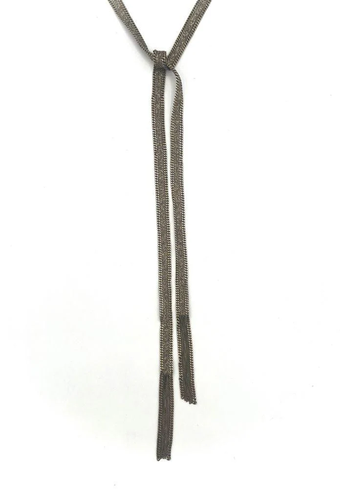 Sautoir Cravatte Kaki – Image 4