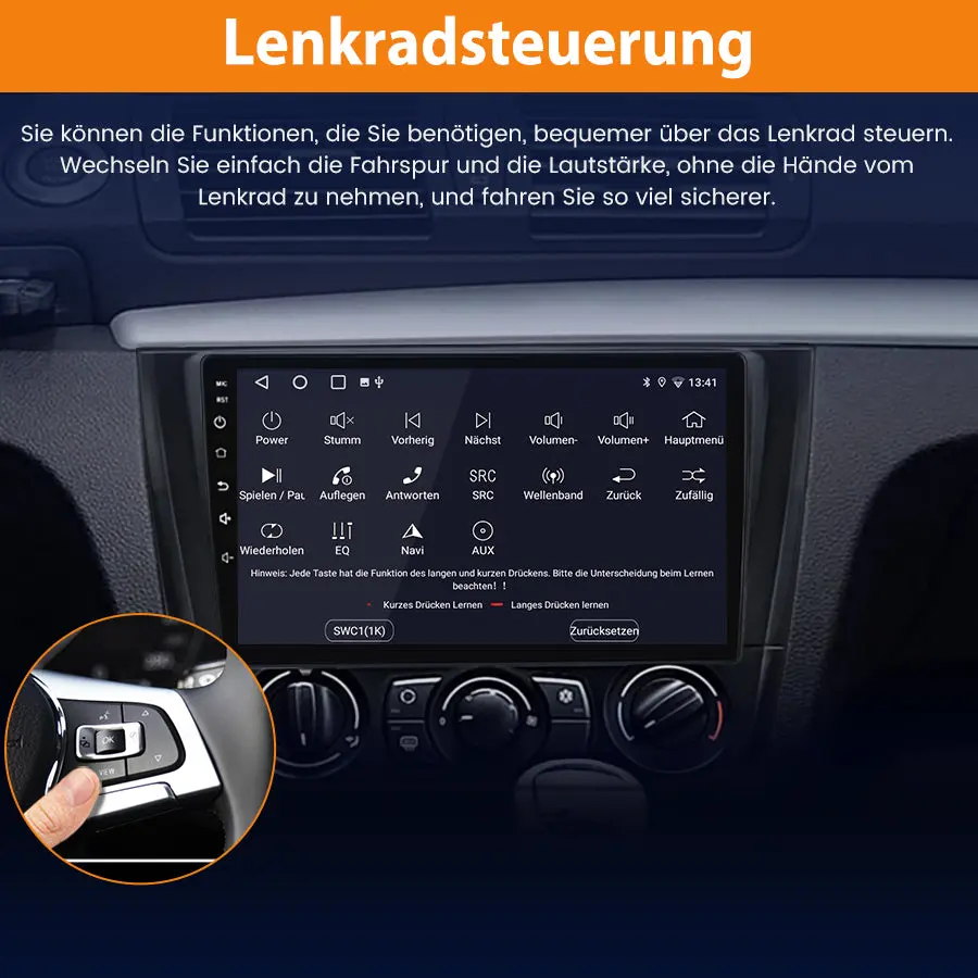 Android Radio Fur BMWi 1Series E81 E82 E87 E88 (2004-2011) Built in Carplay/Android Auto SWC BT AM/FM – Image 5