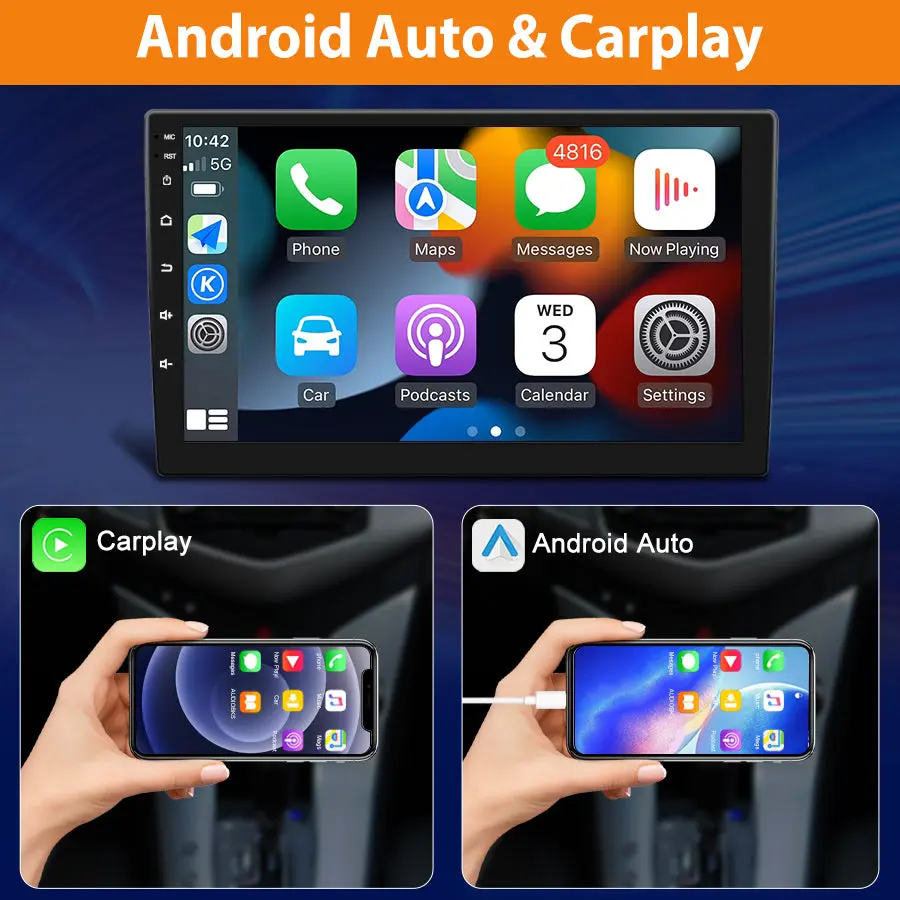 Android Radio Fur BMWi 1Series E81 E82 E87 E88 (2004-2011) Built in Carplay/Android Auto SWC BT AM/FM – Image 7