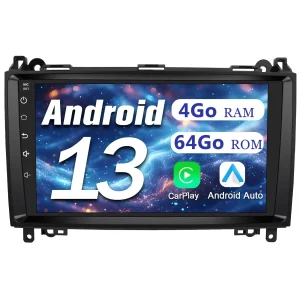Radio Android pour Benz intégrée Carplay/Android Auto SWC BT AM/FM