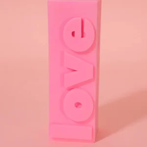Bougie Rectangulaire Love