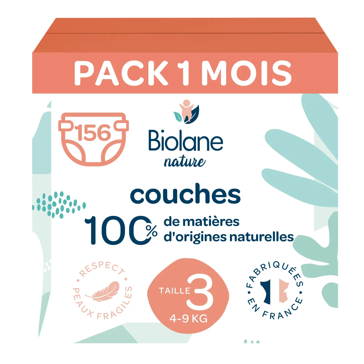 Pack 1 mois couches Biolane Nature – Image 4