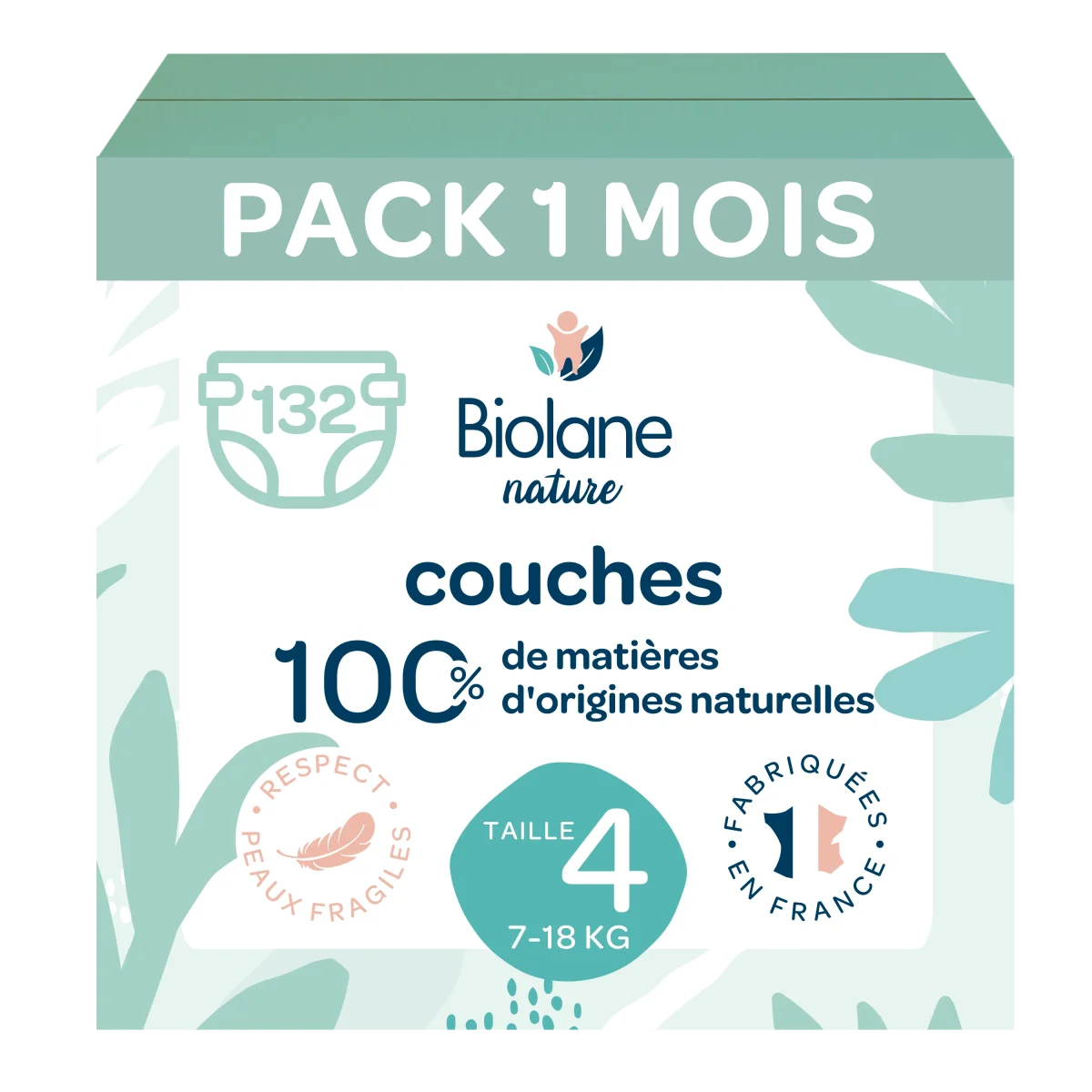 Pack 1 mois couches Biolane Nature – Image 5