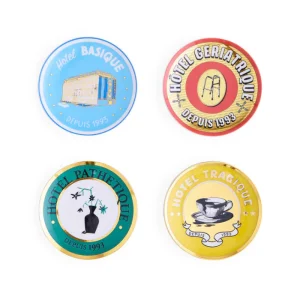 Lot De 4 Dessous De Verres Hôtel De Rêve
