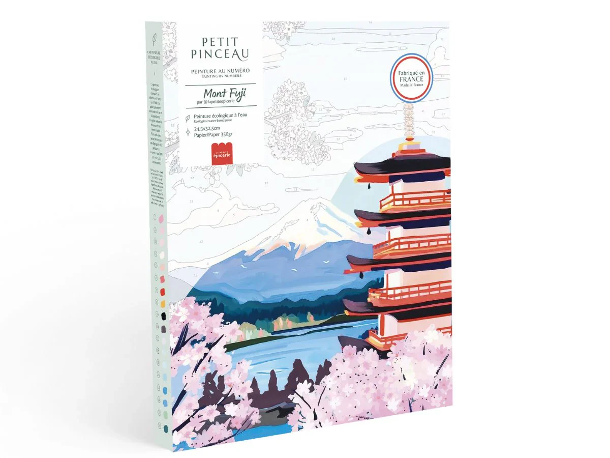 Coffret peinture au numéro - MONT FUJI PAR LA PETITE ÉPICERIE