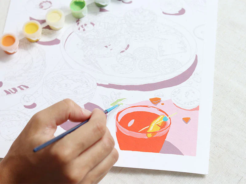 Coffret peinture au numéro - SUMMER DREAMS PAR SUN LEE – Image 4