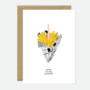 Carte postale Happy crunchy birthday