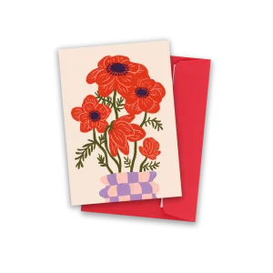 Carte postale anémones 🍋
