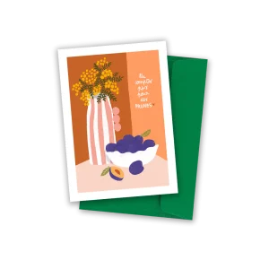 Carte postale Tu comptes pas pour des prunes 🍋