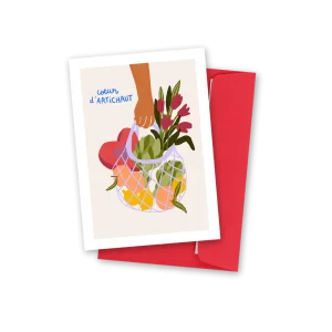 Carte postale Coeur d’artichaud 🍋