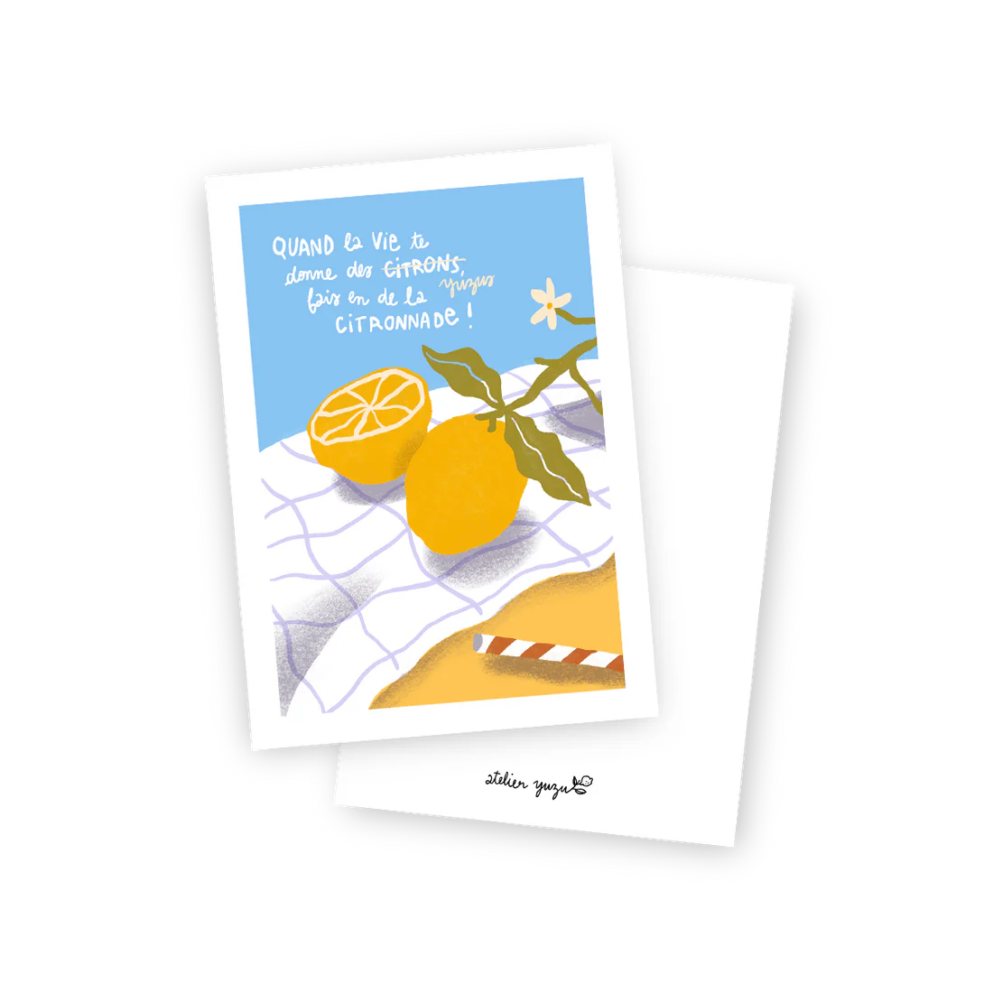 Carte postale Citronnade 🍋 – Image 4