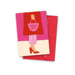 Carte postale Proud girl 🍋