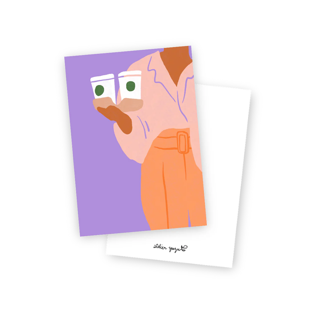 Carte postale Cappuccino 🍋 – Image 4