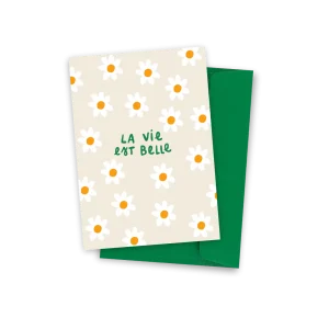 Carte postale La vie est belle 🍋