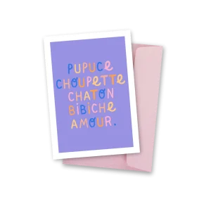 Carte postale Bibiche 🍋