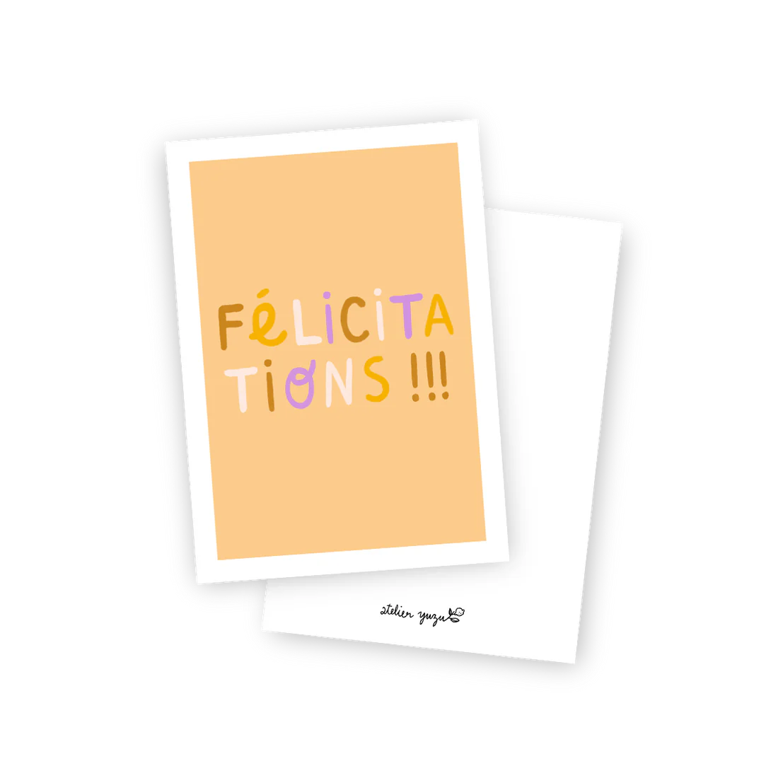 Carte postale Félici-tations 🍋 – Image 4