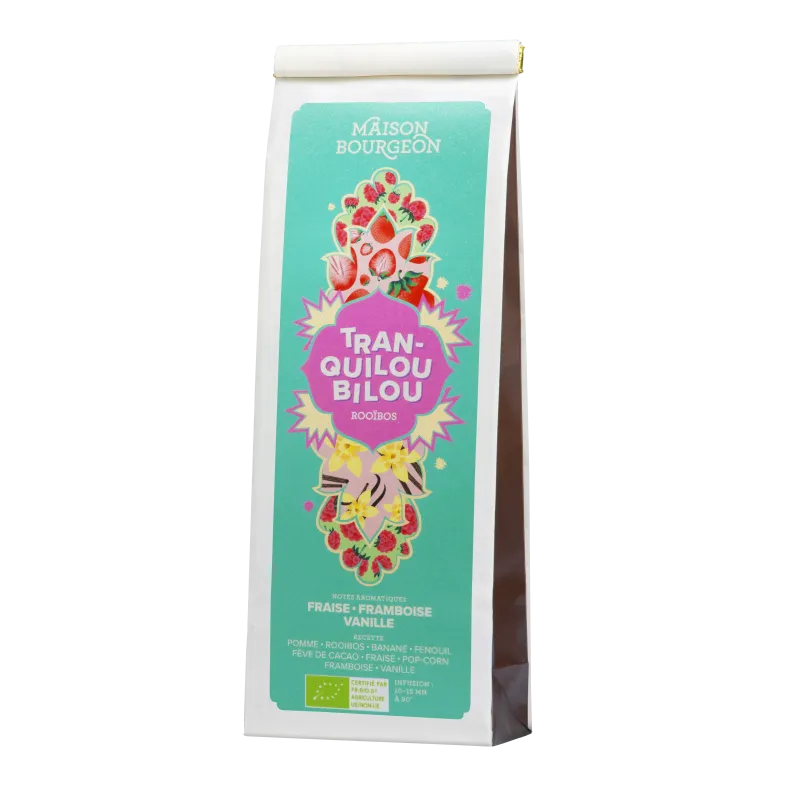 Tranquilou bilou bio - Infusion pour enfants 🥥🍿🍏🍌