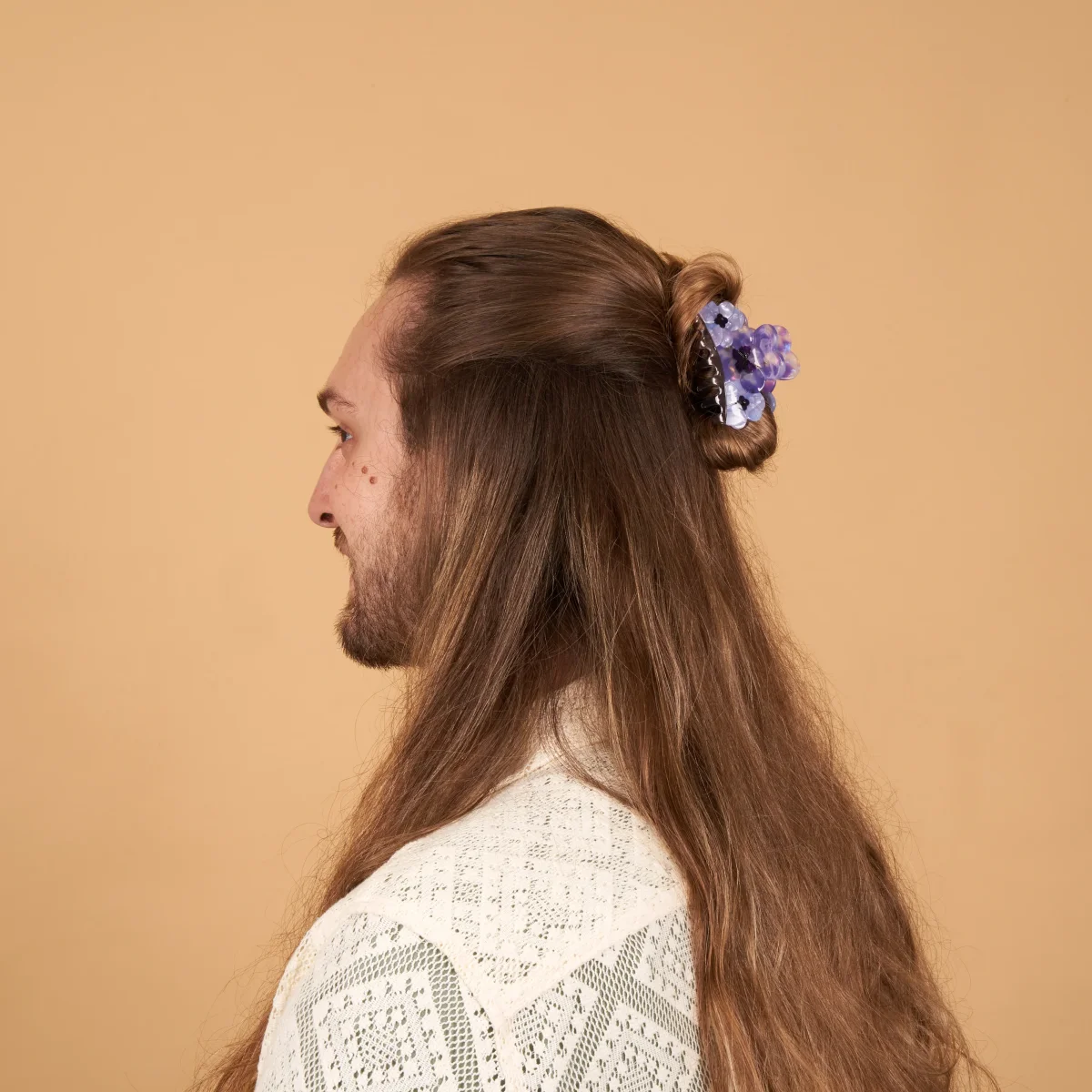 PINCE À CHEVEUX BOUQUET DE PENSÉES – Image 6