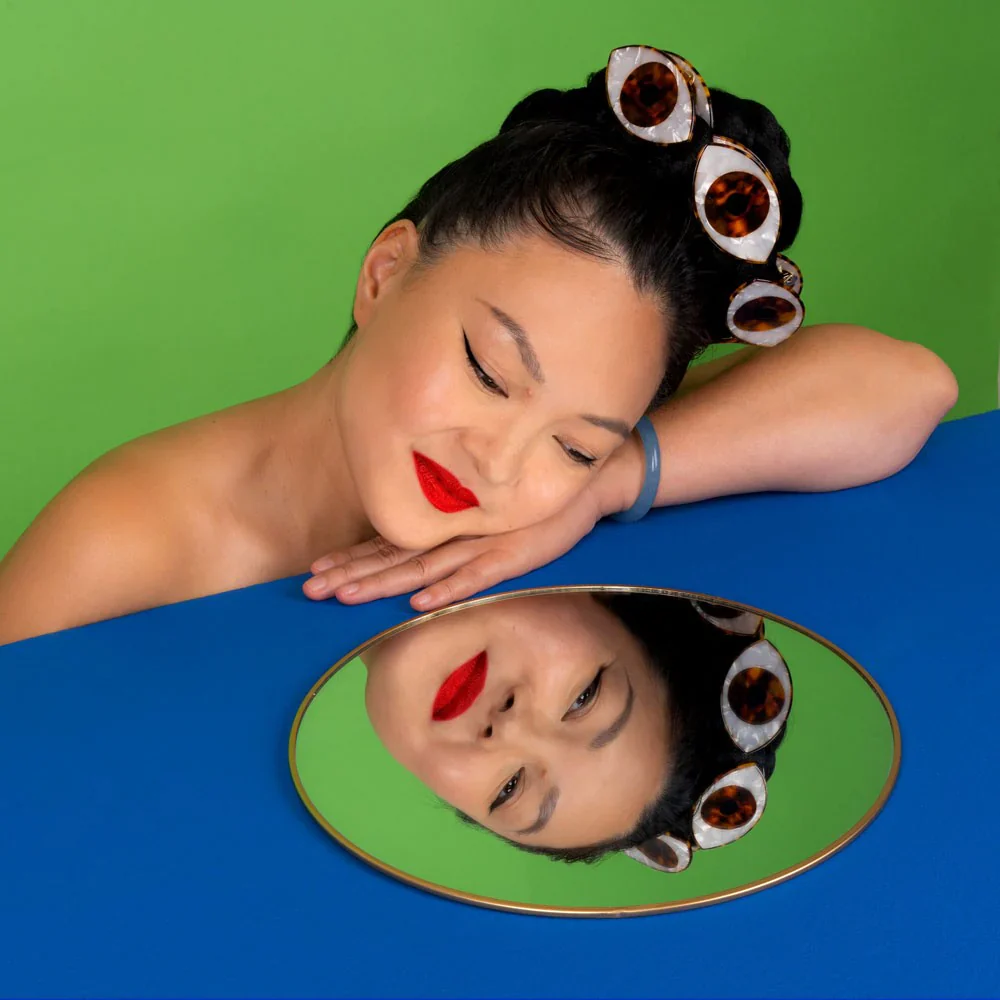 PINCE À CHEVEUX OEIL - MARRON – Image 9