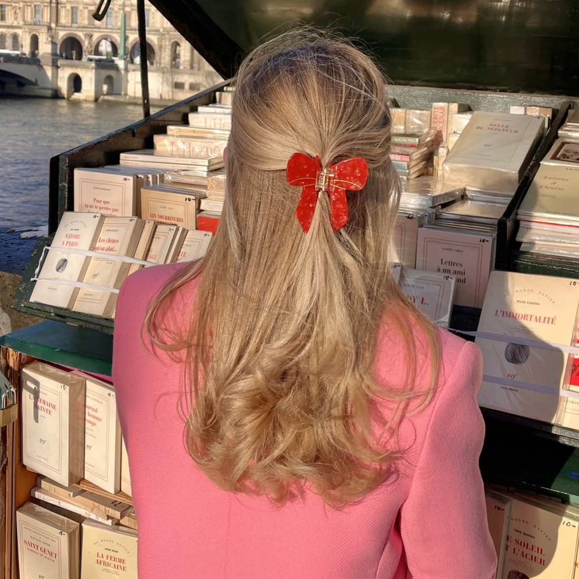 PINCE À CHEVEUX NOEUD ROUGE – Image 8