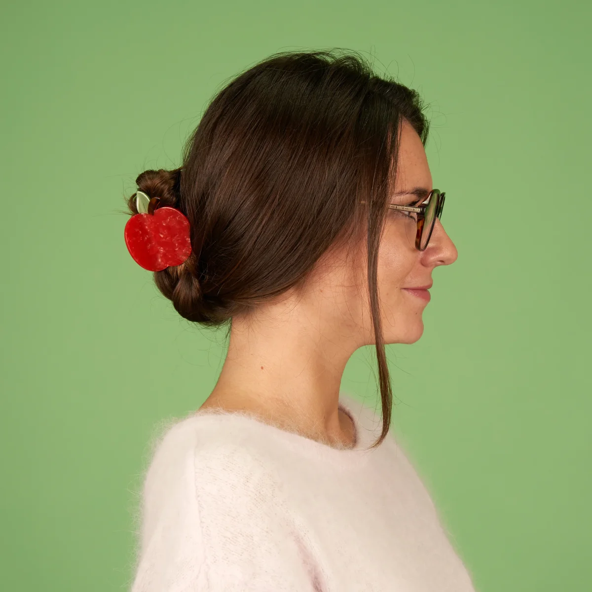 PINCE À CHEVEUX POMME – Image 7