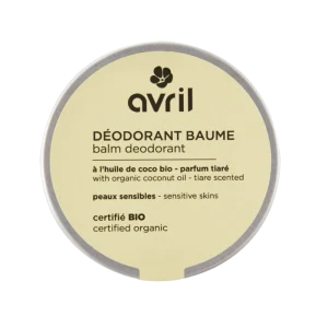 Déodorant baume peaux sensibles Tiaré
