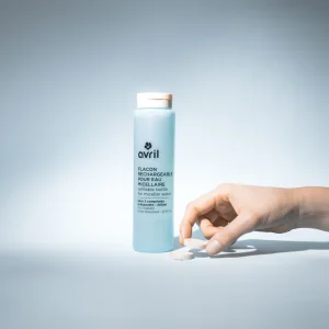 Flacon rechargeable pour eau micellaire