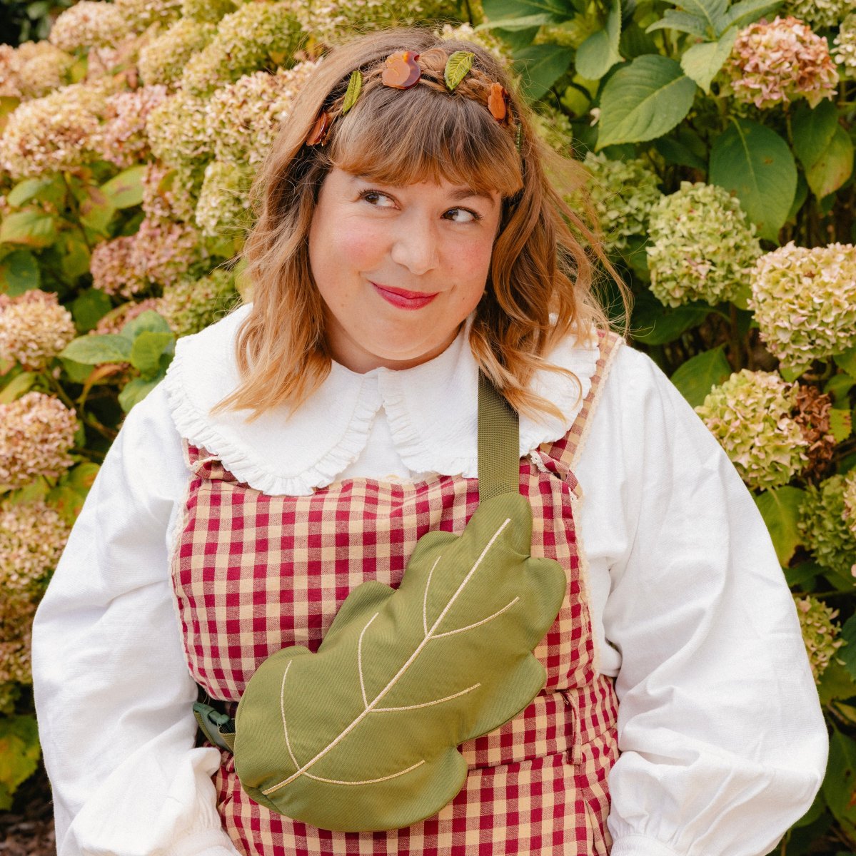 BARRETTE FEUILLE DE CHÂTAIGNIER – Image 6