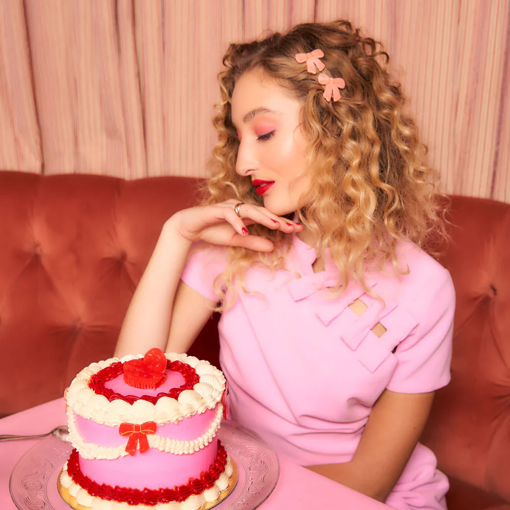 BARRETTE NOEUD ROSE – Image 9