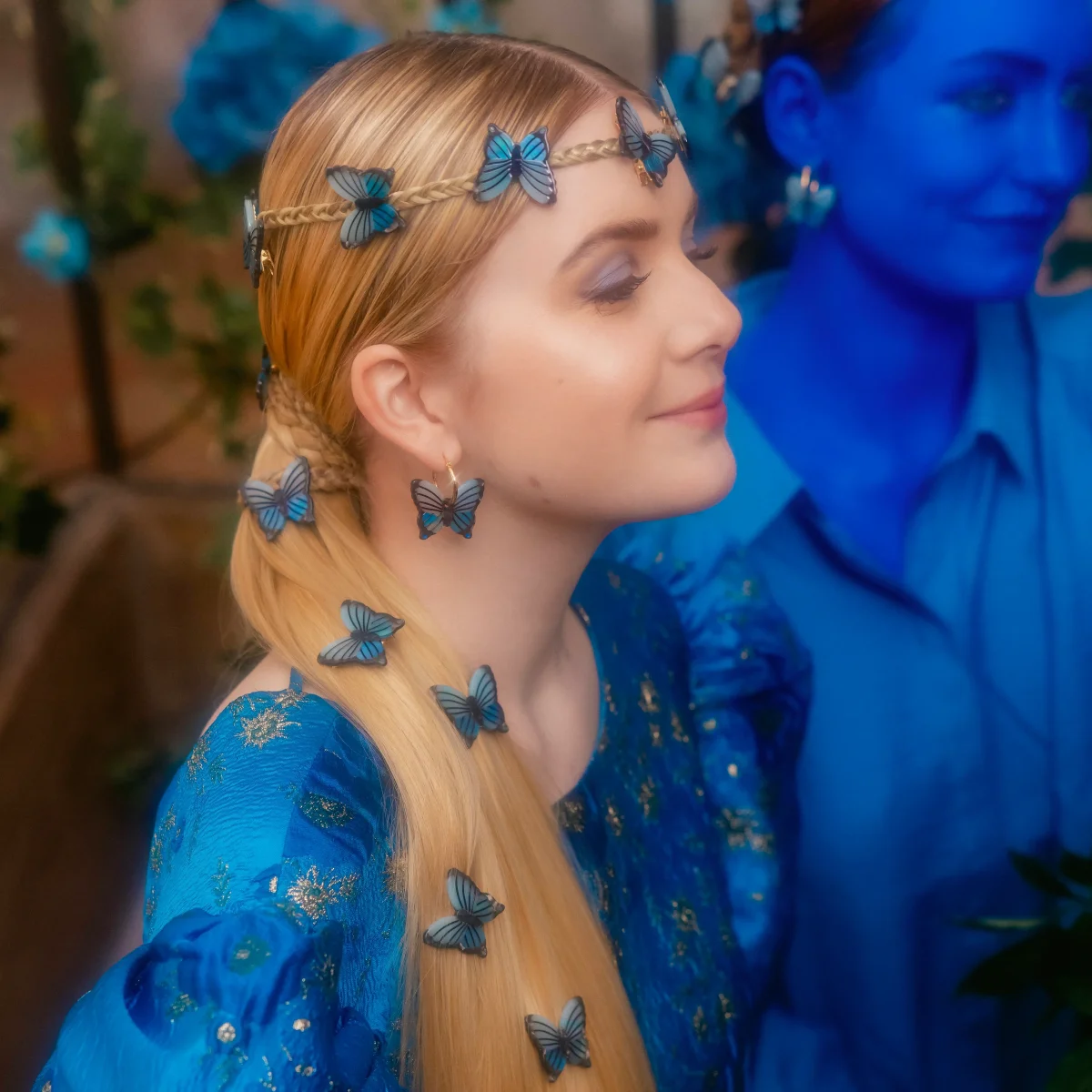 BARRETTE PAPILLON BLEU – Image 6