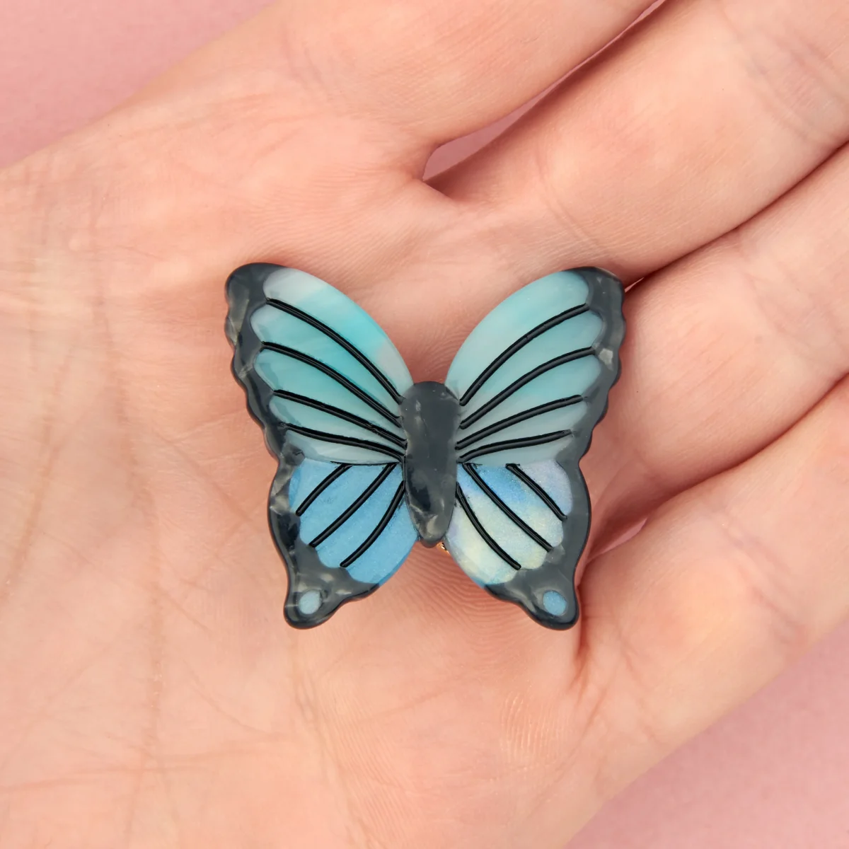 BARRETTE PAPILLON BLEU – Image 4