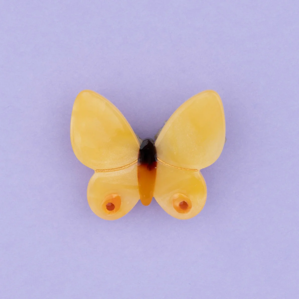 BARRETTE PAPILLON JAUNE – Image 6
