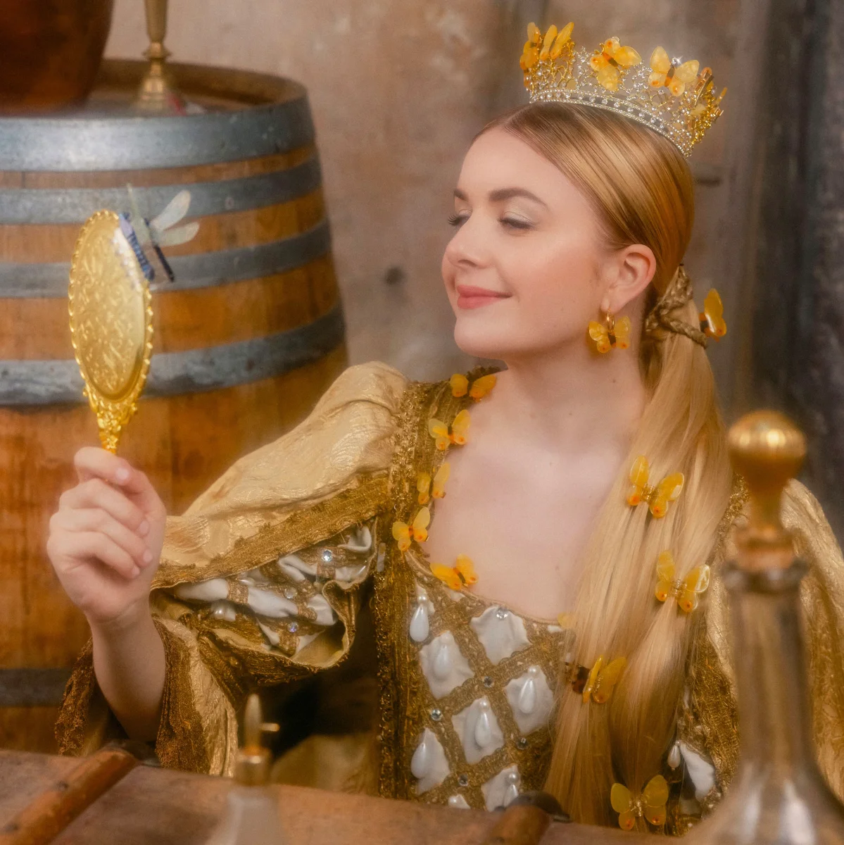 BARRETTE PAPILLON JAUNE – Image 5