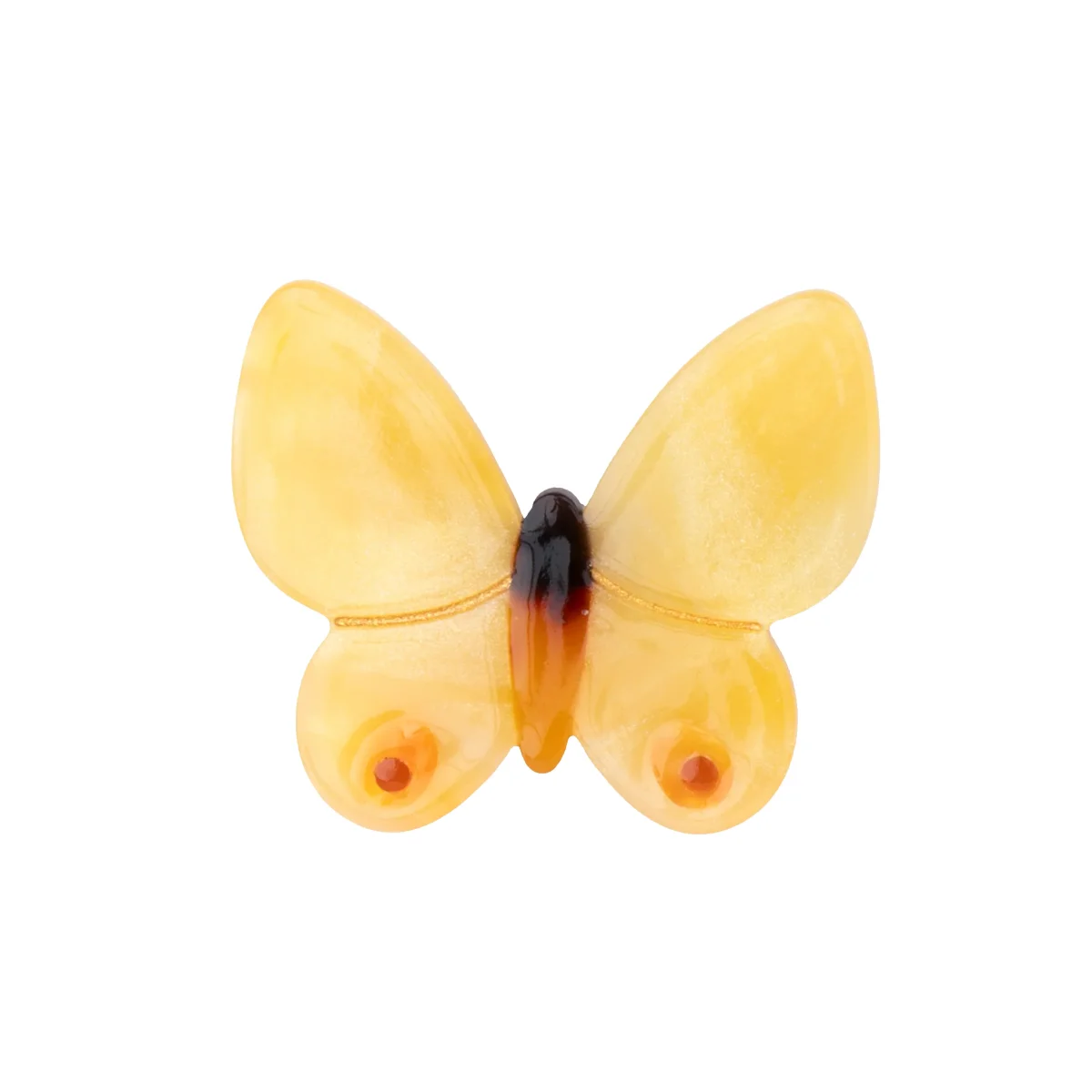 BARRETTE PAPILLON JAUNE – Image 4