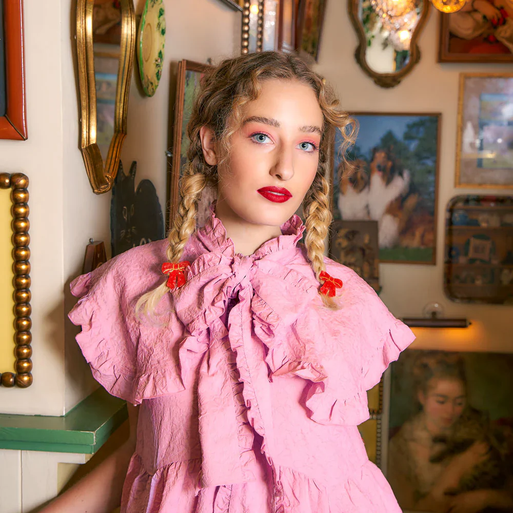 BARRETTE NOEUD ROUGE – Image 3